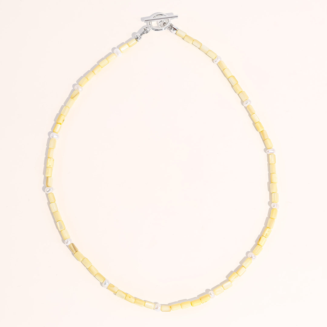 *Limited* Lusia Necklace - Pastel Yellow - Joey Baby