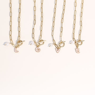 N-a-m-a-e Initial Charm Necklaces - Joey Baby