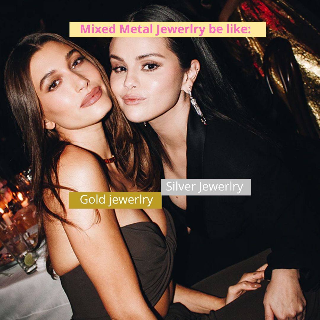 How To Wear The Mixed Metal Jewelry Trend