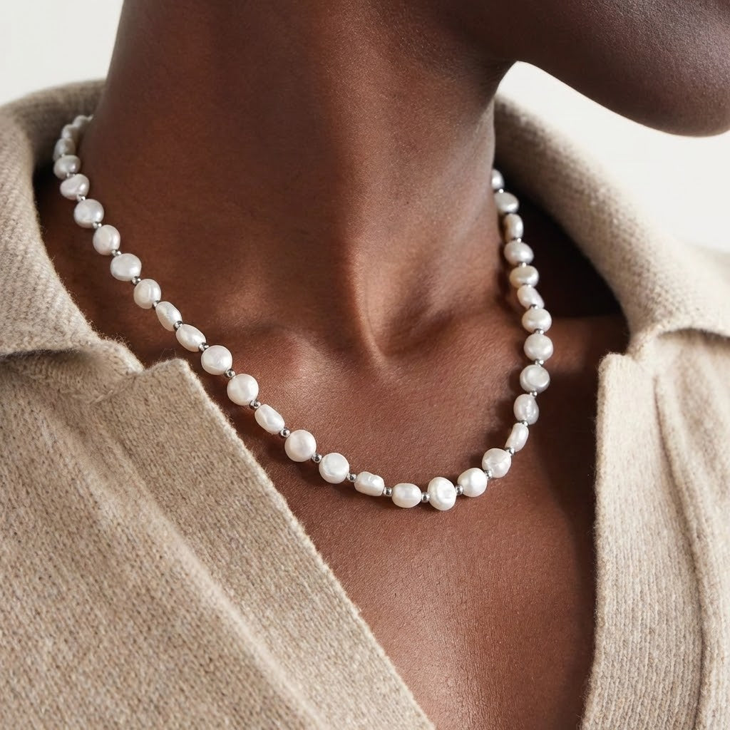 Jean Silver Necklace