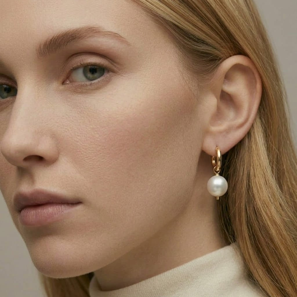 New Pete Pearl Drop Earrings