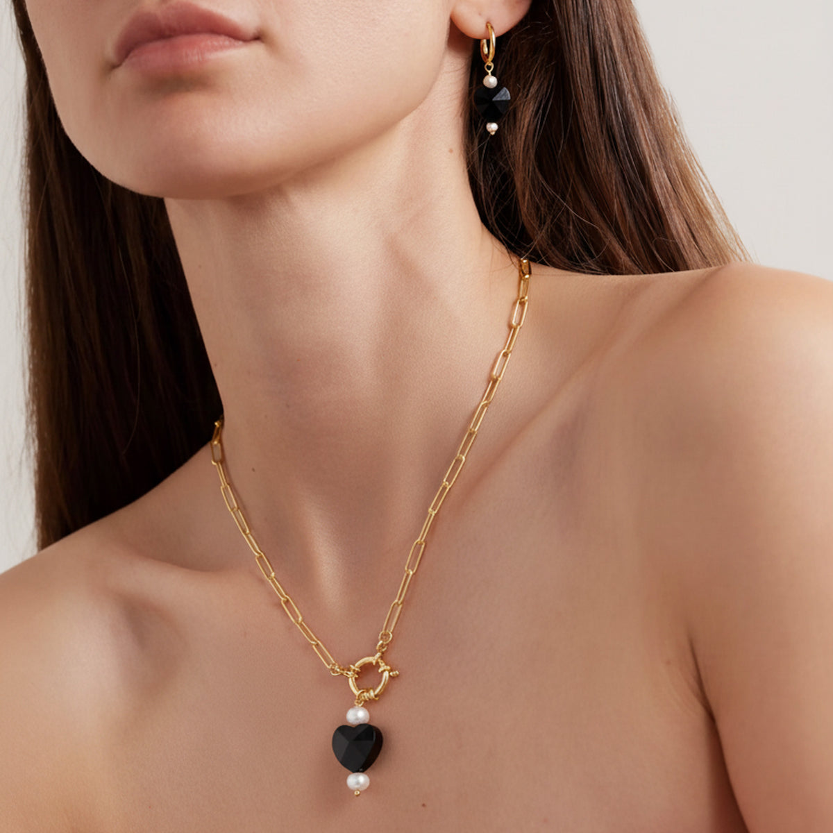 Natasha Necklace and Earrings Set