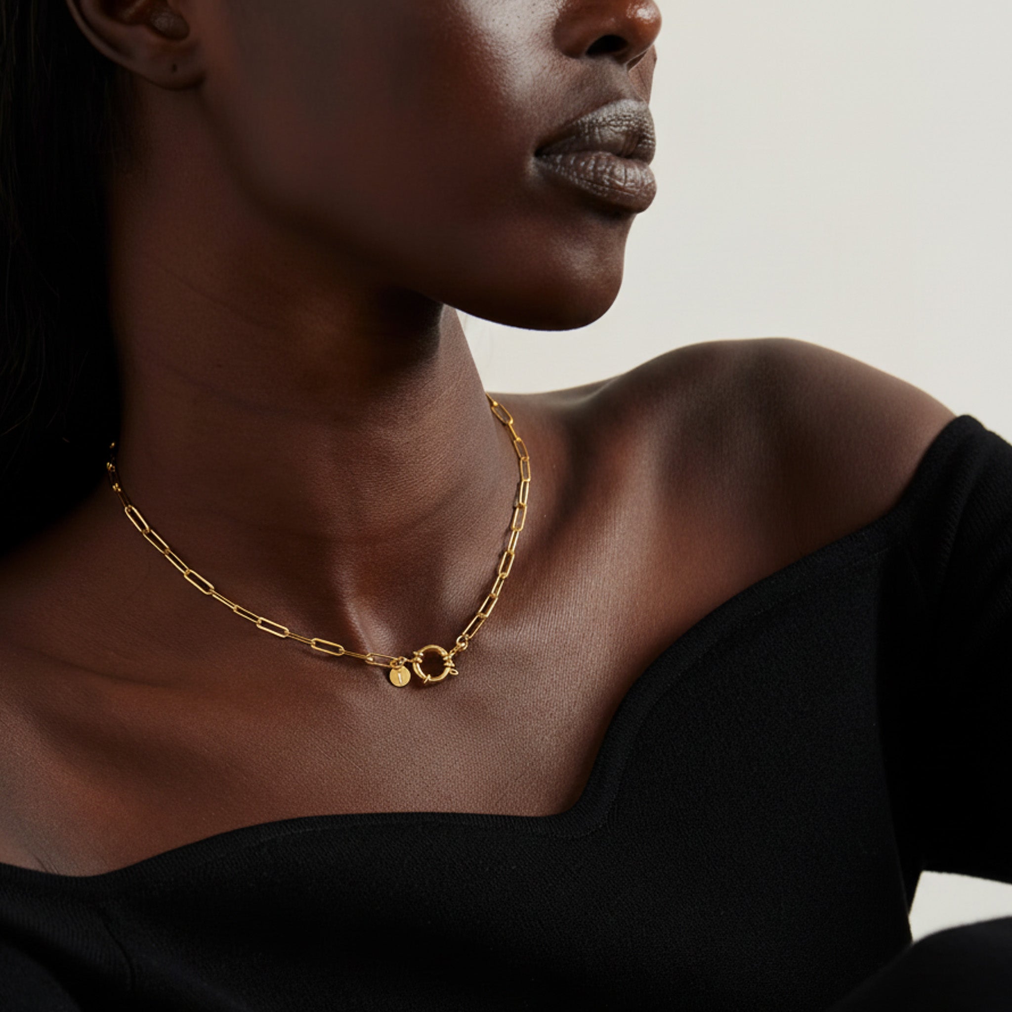 Elaine Dainty Gold Chain Necklace