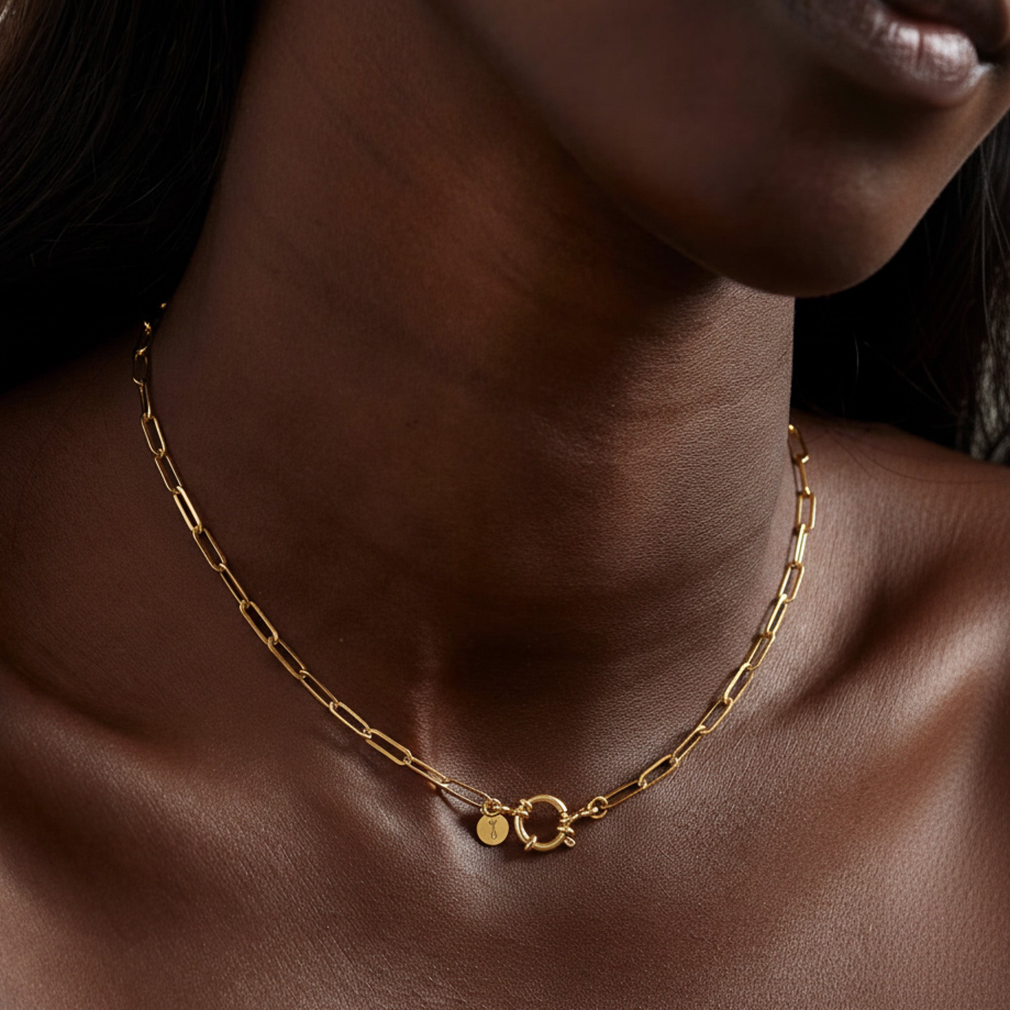 Elaine Dainty Gold Chain Necklace