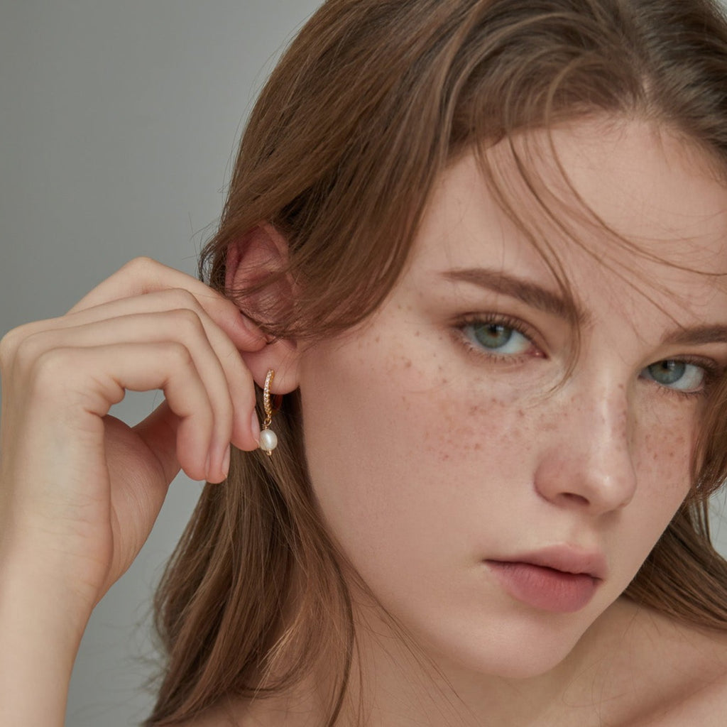 Layla Pearl Drop Earrings - Joey Baby