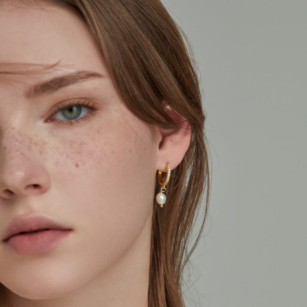 Layla Pearl Drop Earrings - Joey Baby