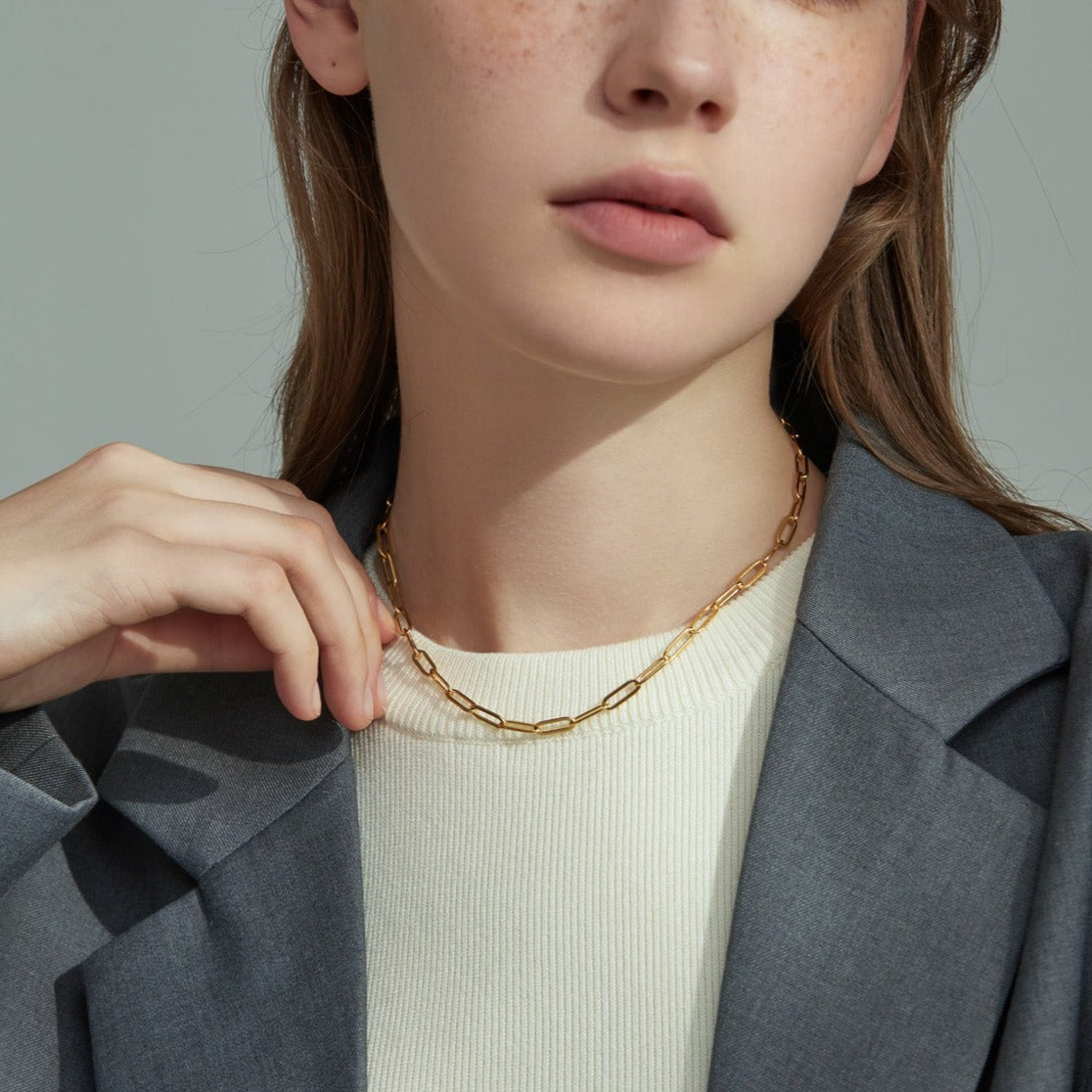 Anne Paper Clip Necklace - Joey Baby