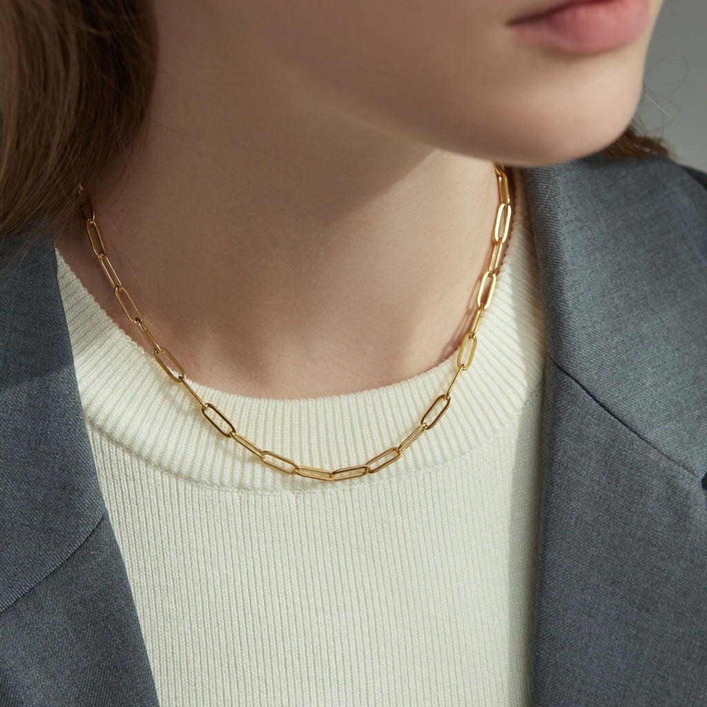 Anne Paper Clip Necklace - Joey Baby