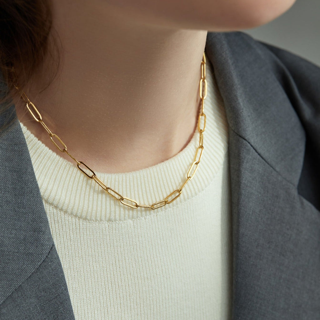 Anne Paper Clip Necklace - Joey Baby