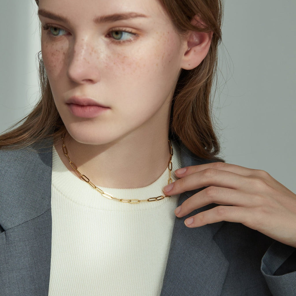 Anne Paper Clip Necklace - Joey Baby