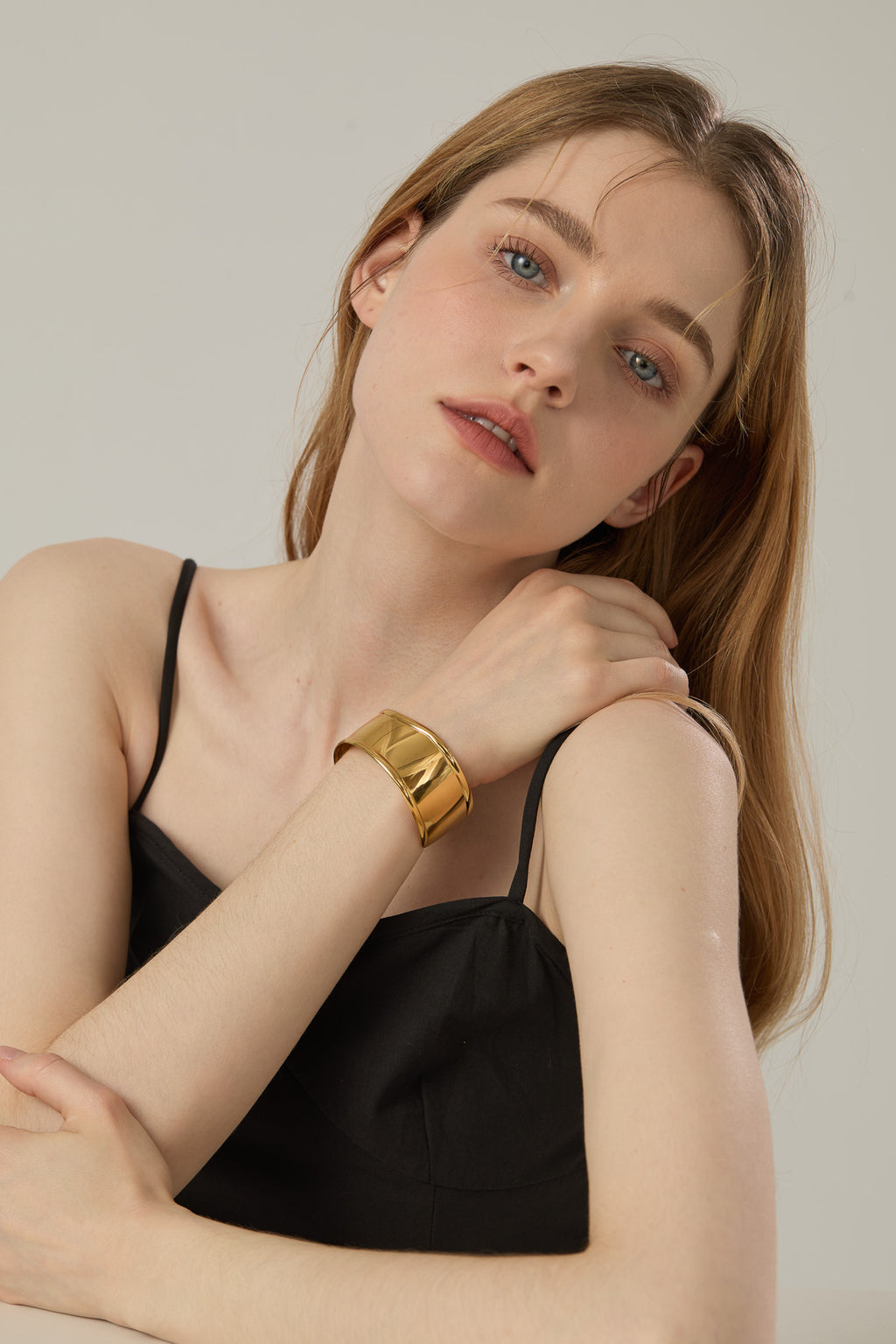 Alix Bangle Gold Bracelets - Joey Baby
