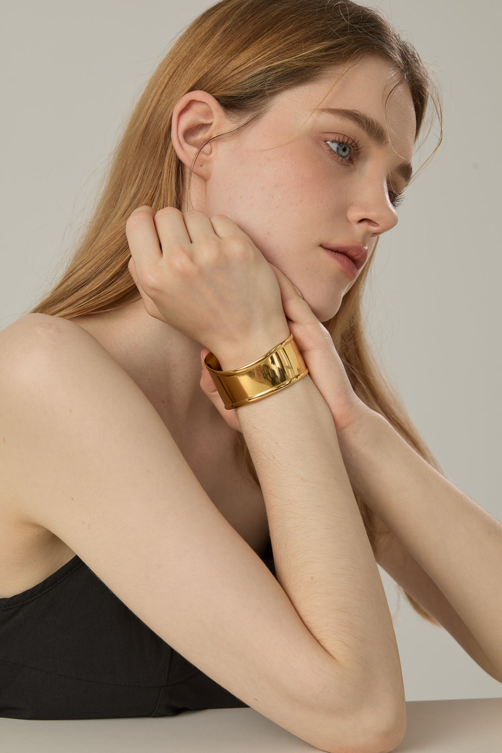 Alix Bangle Gold Bracelets - Joey Baby