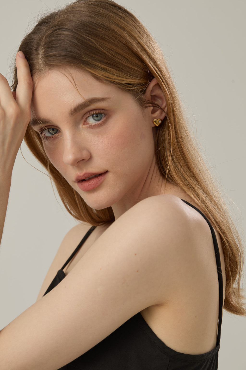 Ciara Heart Stud Earrings - Joey Baby