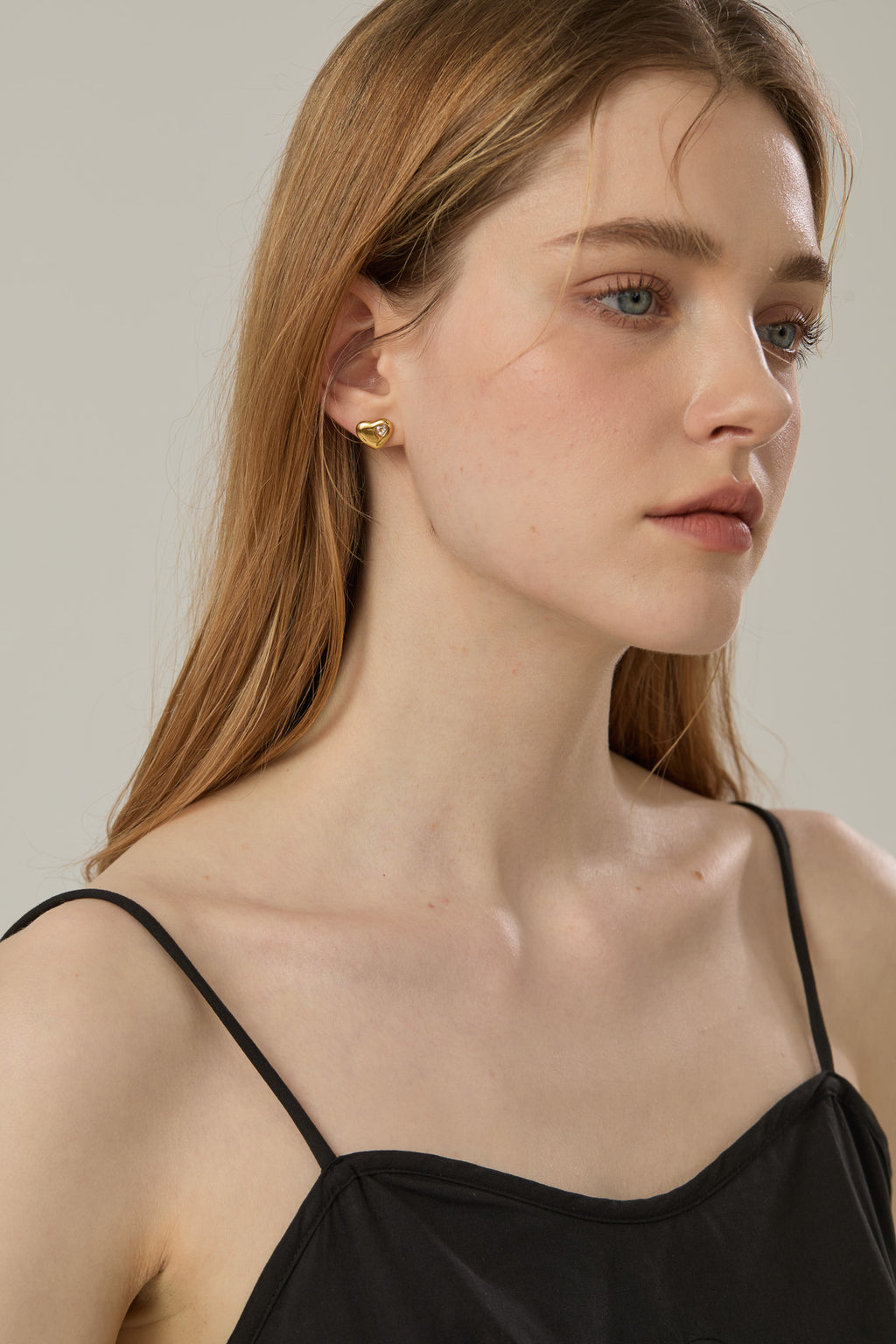 Ciara Heart Stud Earrings - Joey Baby