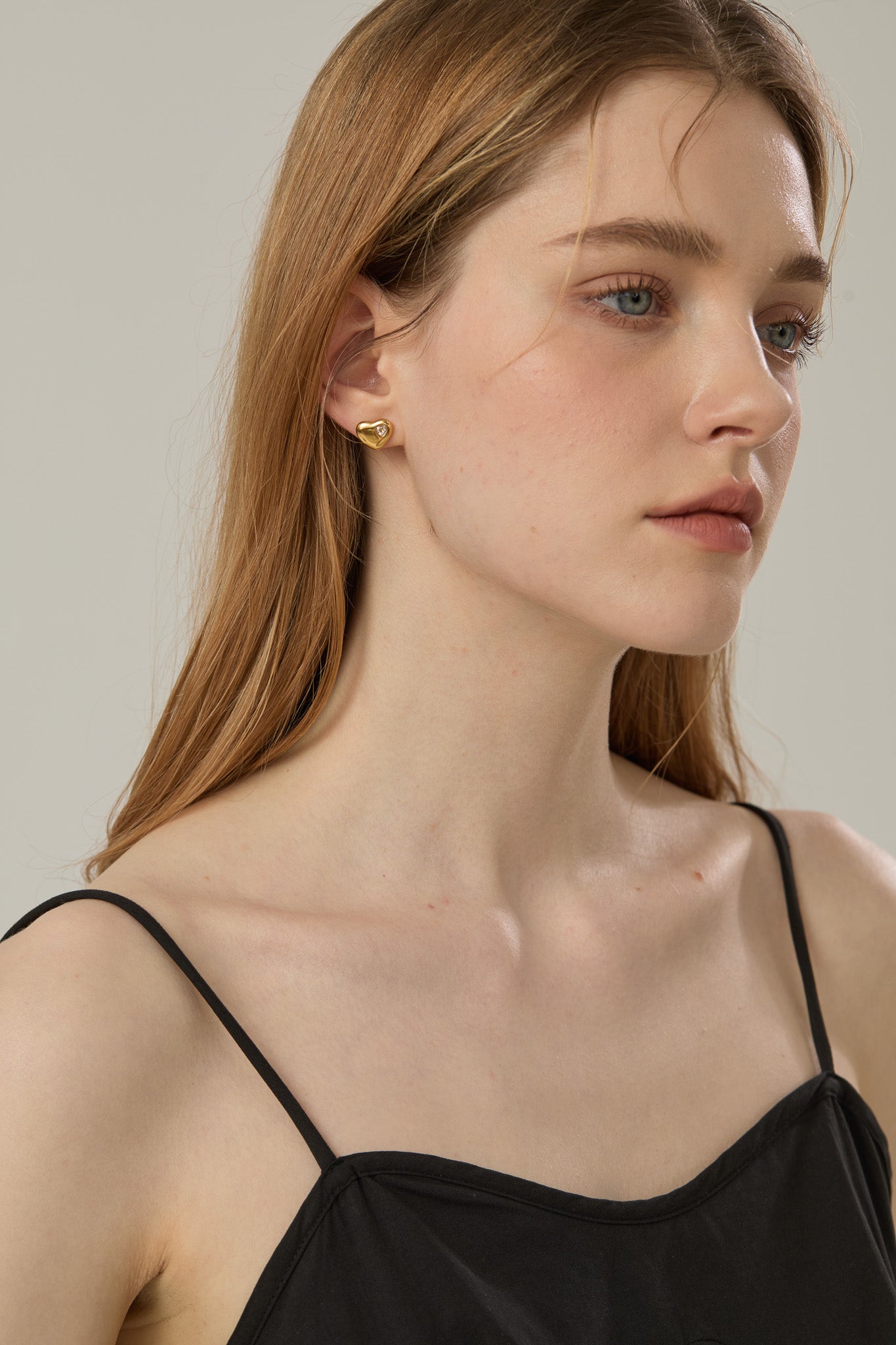 Ciara Heart Stud Earrings - Joey Baby