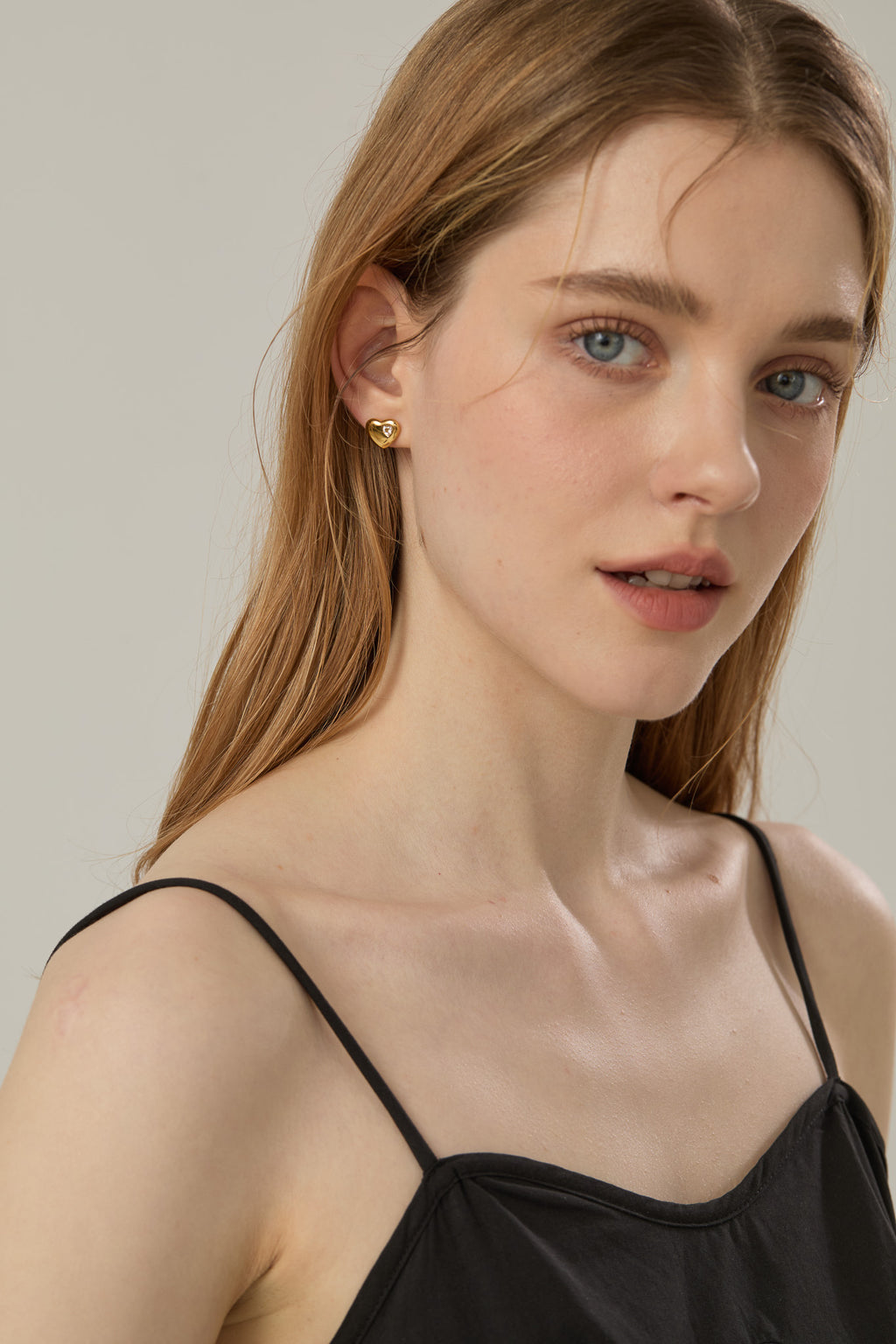 Ciara Heart Stud Earrings - Joey Baby