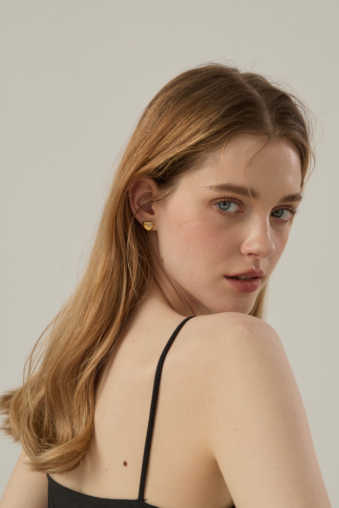 Ciara Heart Stud Earrings - Joey Baby