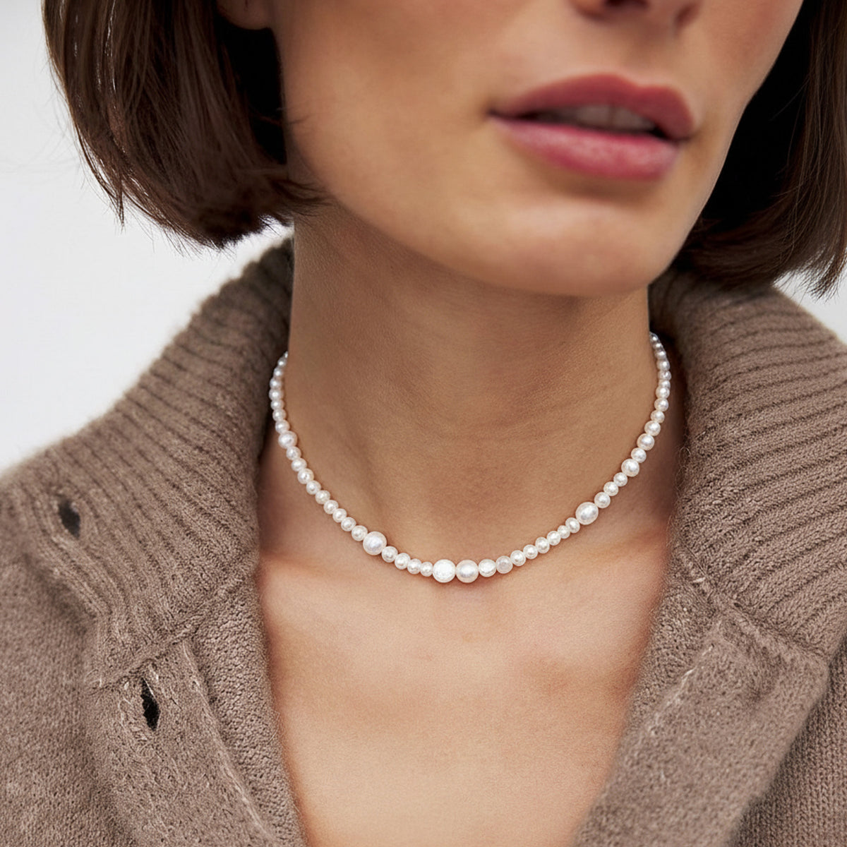 Nina Necklace — Joey Baby necklace in 18K gold plating