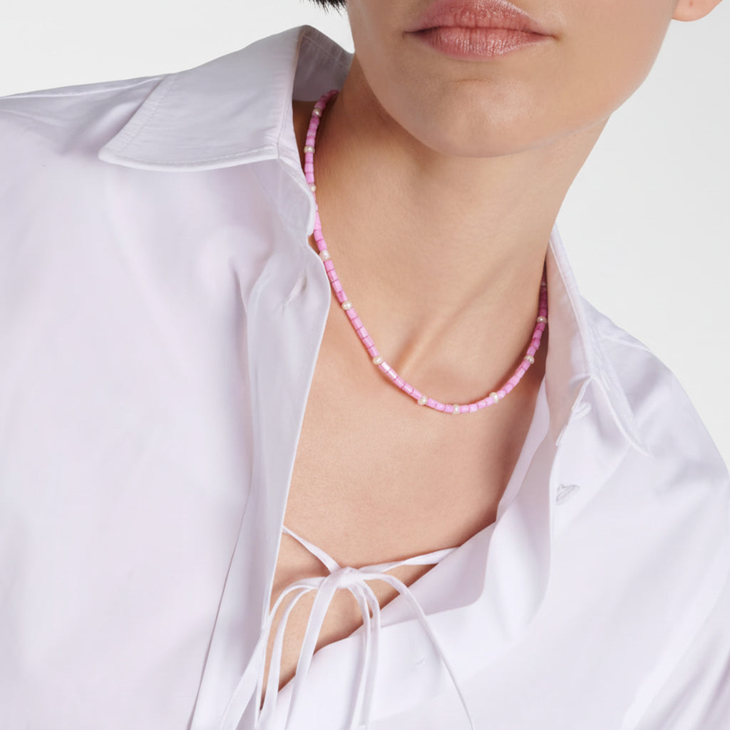 *Limited* Lusia Necklace - Hot Pink - Joey Baby