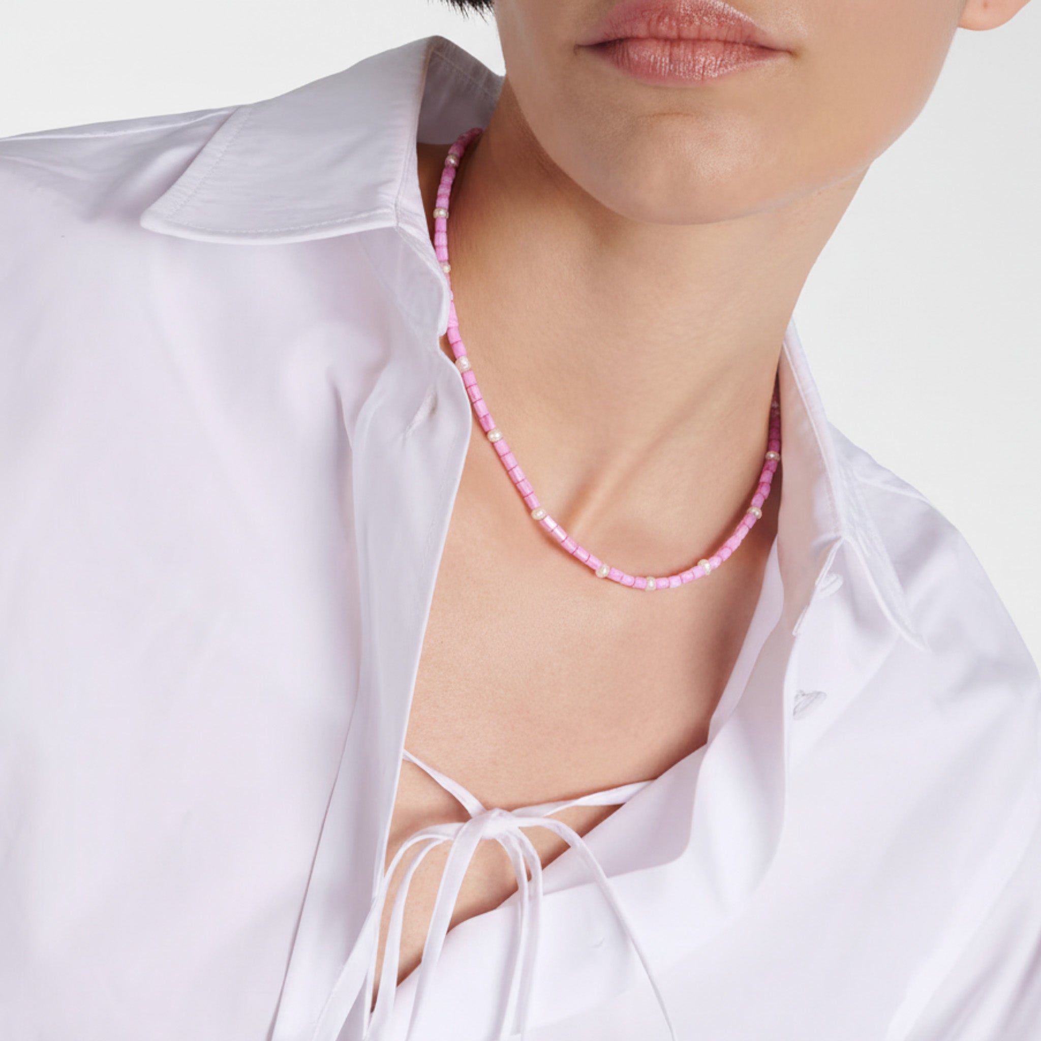 *Limited* Lusia Necklace - Hot Pink - Joey Baby
