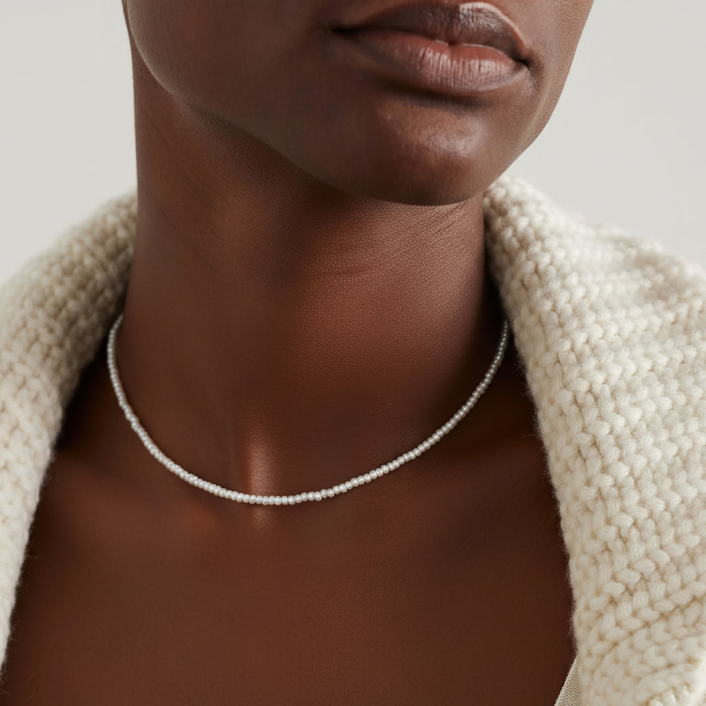 Carrie Classic Pearl Strand Necklace - Joey Baby