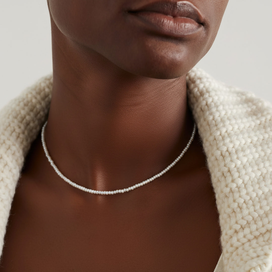 Carrie Classic Pearl Strand Necklace