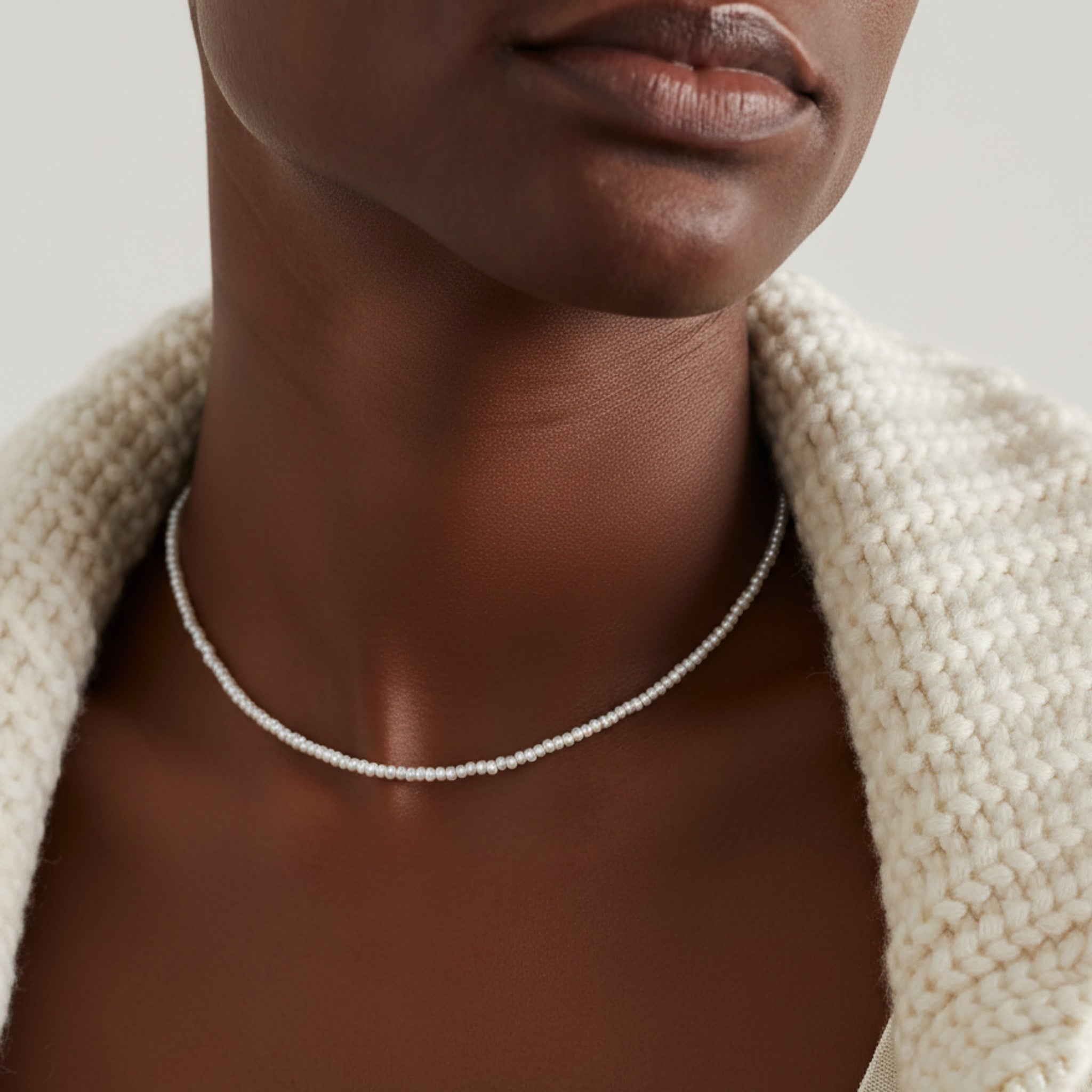 Carrie Classic Pearl Strand Necklace - Joey Baby