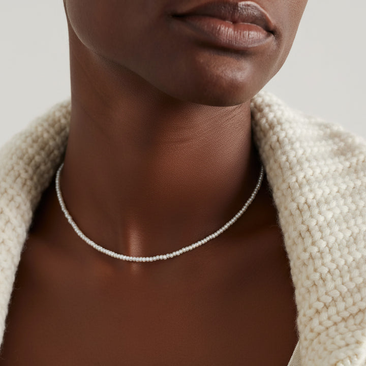 Carrie Classic Pearl Strand Necklace