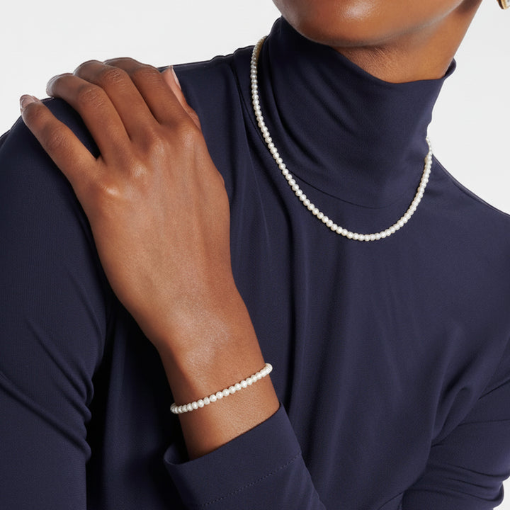 Carrie Classic Pearl Strand Necklace