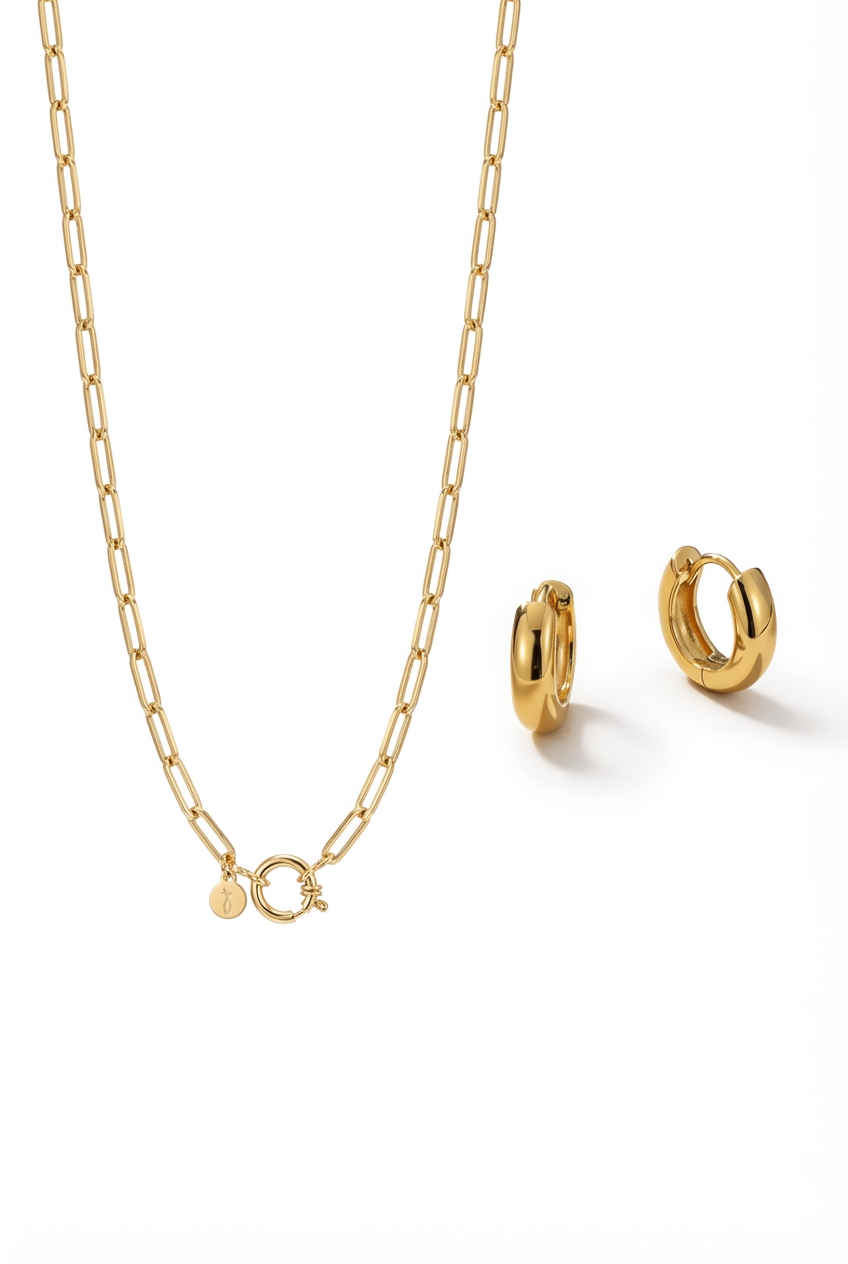 Elaine Necklace and Antoni Set