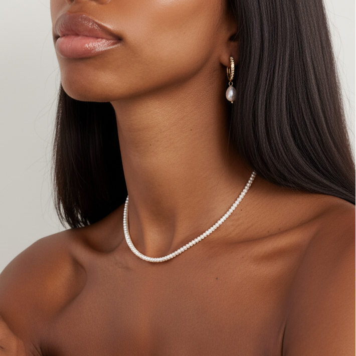 Layla Pearl Drop Earrings - Joey Baby