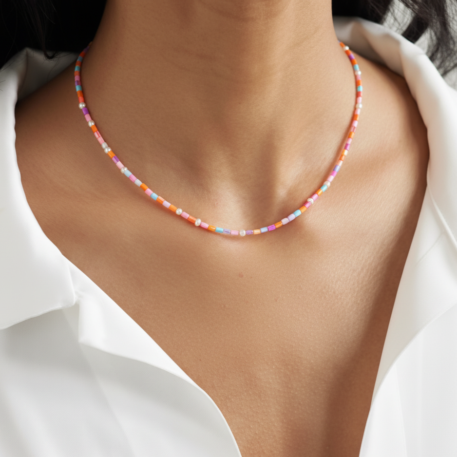 *Limited* Lusia Necklace - Rainbow - Joey Baby