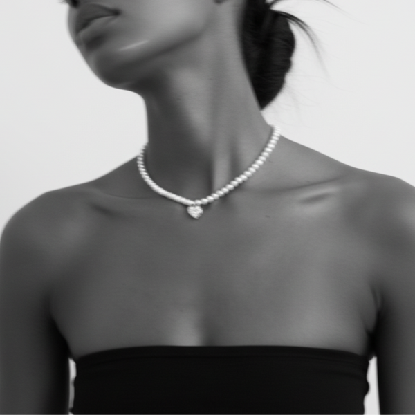 Lola Gold Heart Charm Necklace - Joey Baby