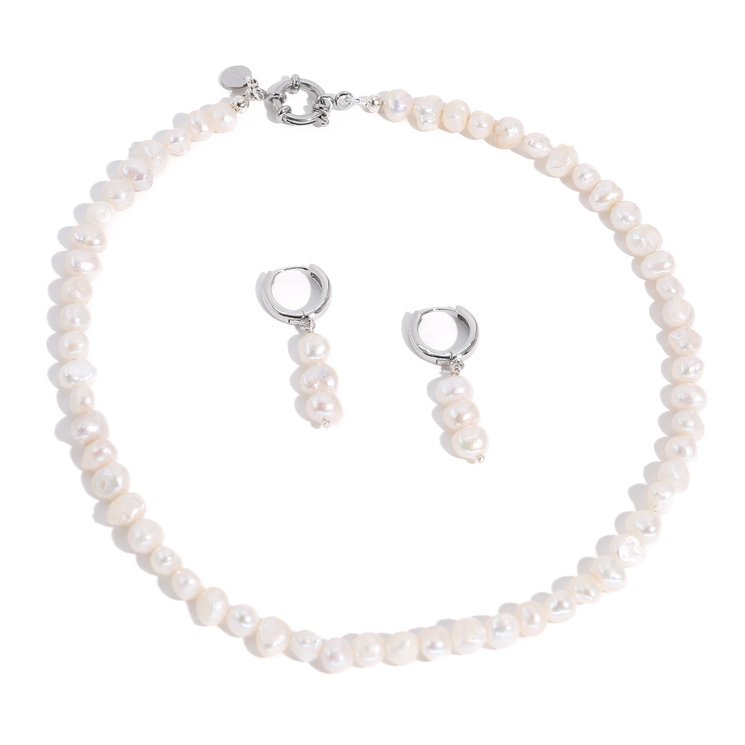 JACKIE NECKLACE + EARRINGS SET