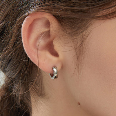 Angie Stainless Steel Earring Hoops