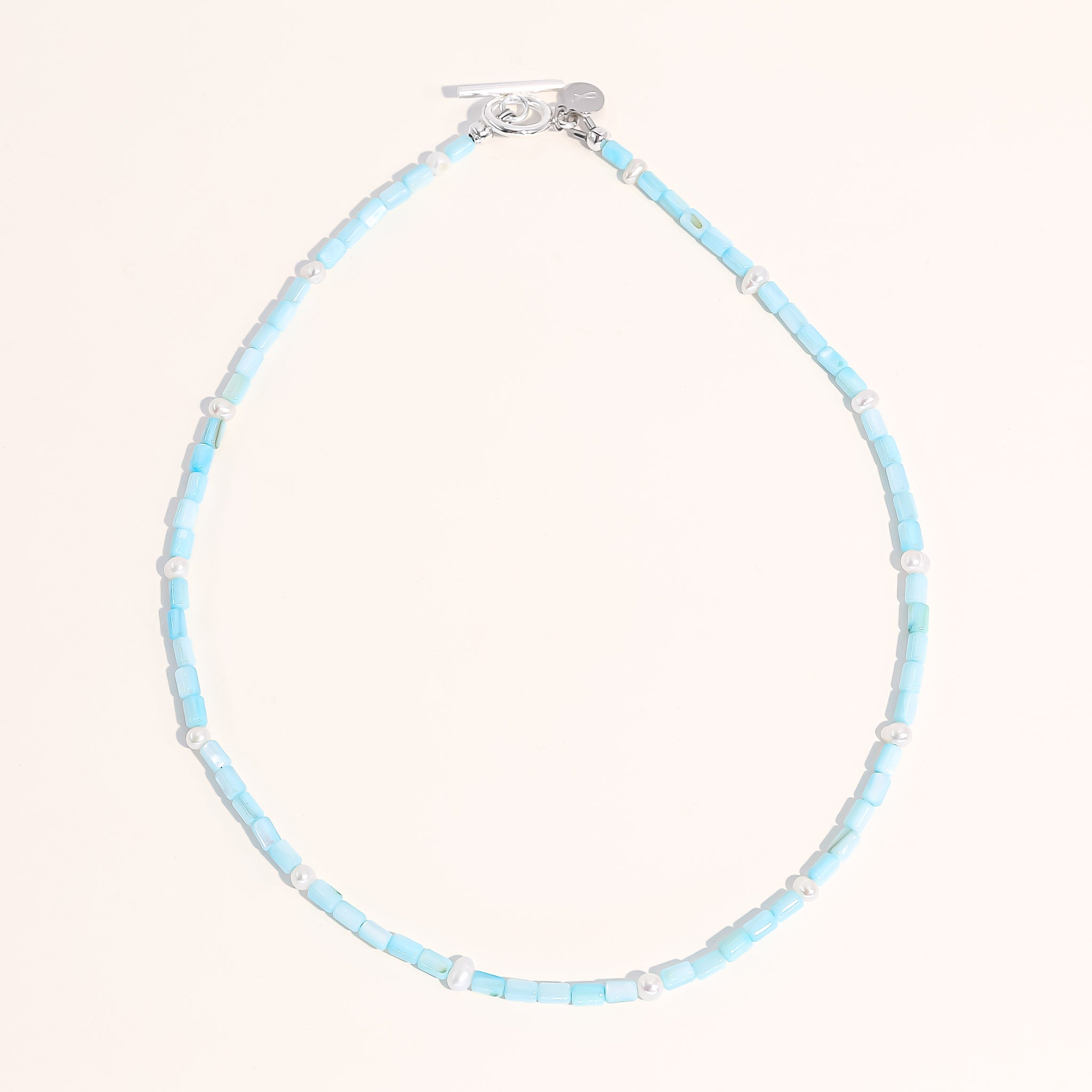 Baby blue necklace store