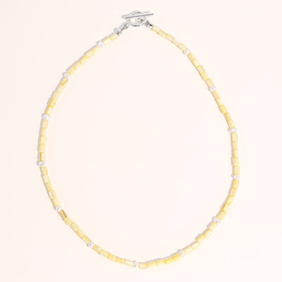 *Limited* Lusia Necklace - Pastel Yellow - Joey Baby