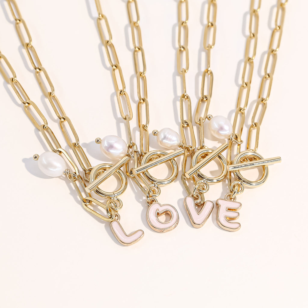 N-a-m-a-e Initial Charm Necklaces - Joey Baby