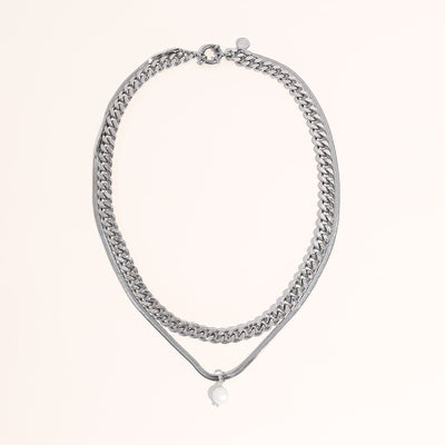 Quincy Double Layered Necklace - Joey Baby