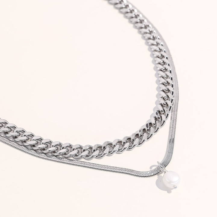 Quincy Double Layered Necklace - Joey Baby