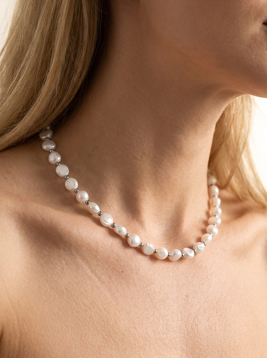 Jean Silver Necklace