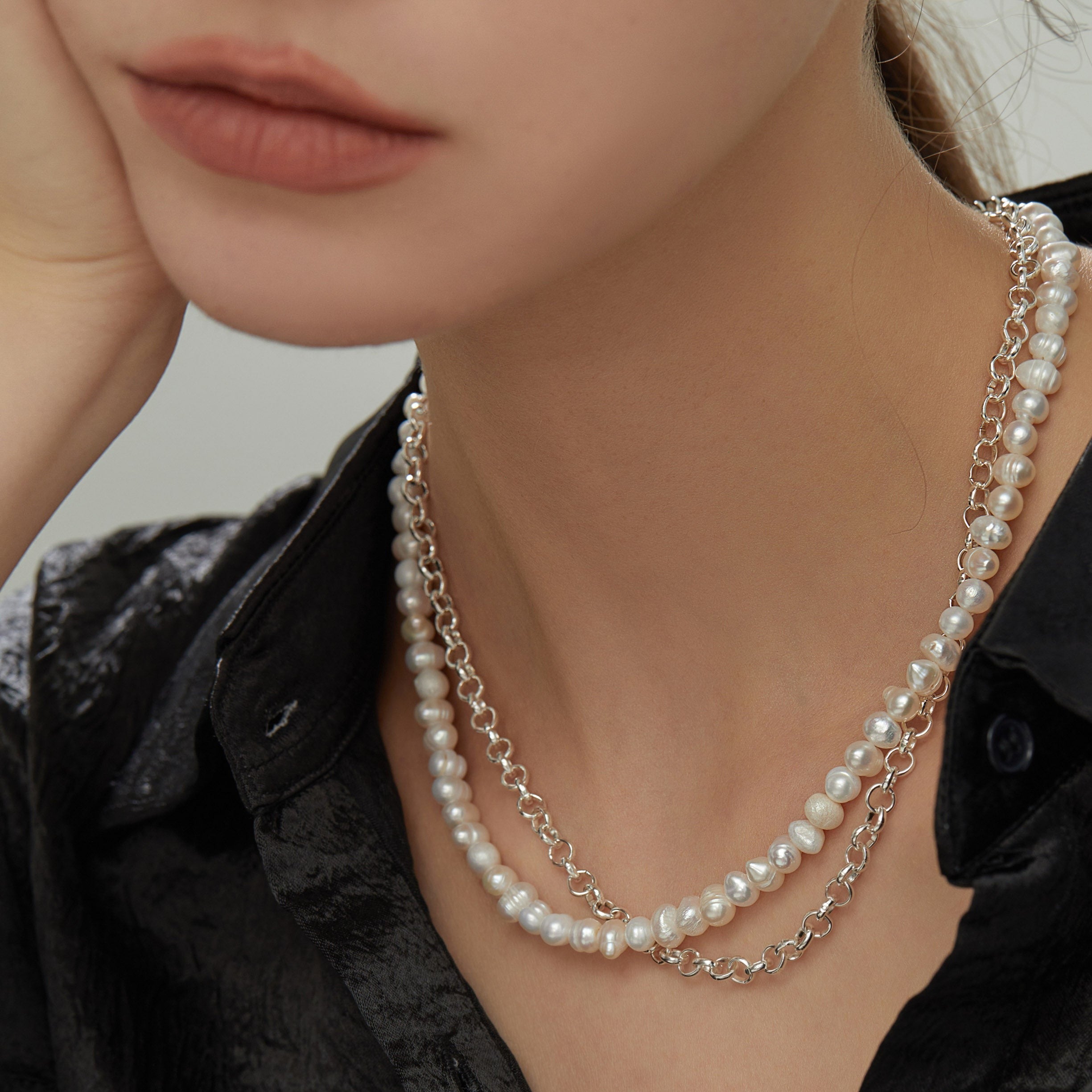 Lou Double Layer Necklace - Joey Baby