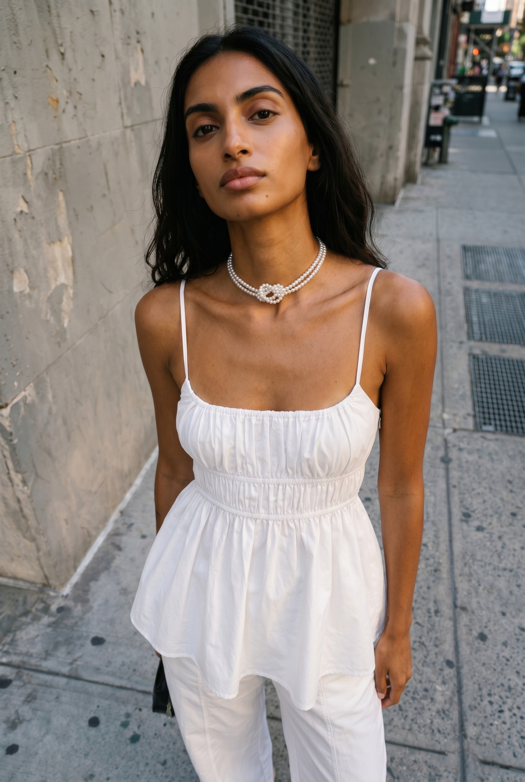 Cece Statement Layered Pearl Necklace