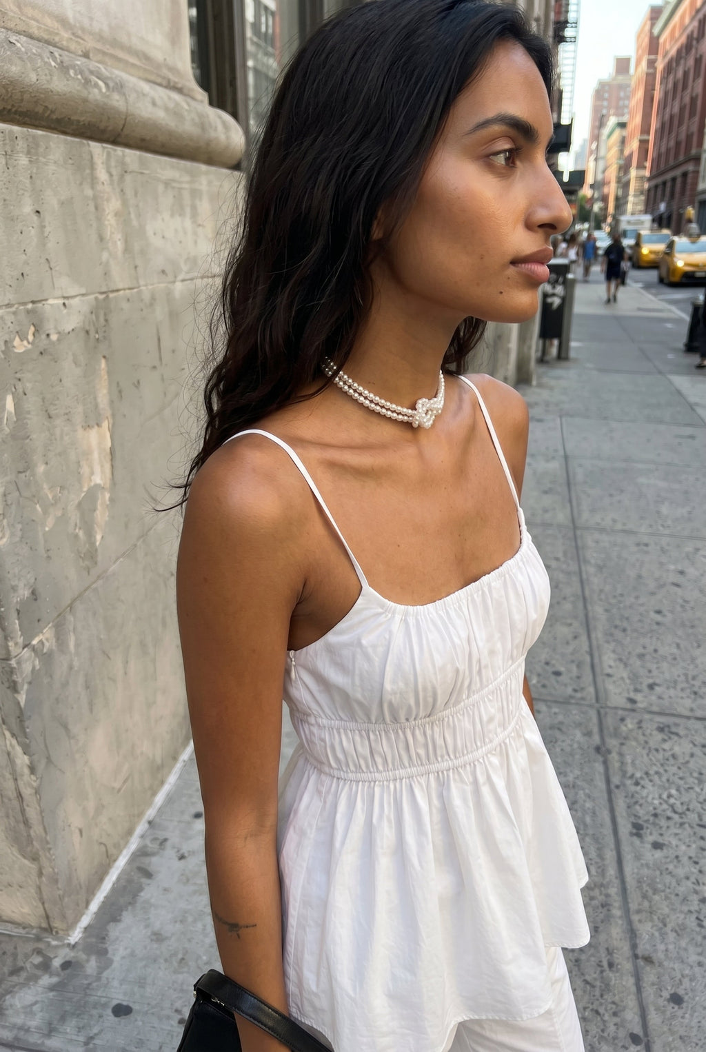 Cece Statement Layered Pearl Necklace