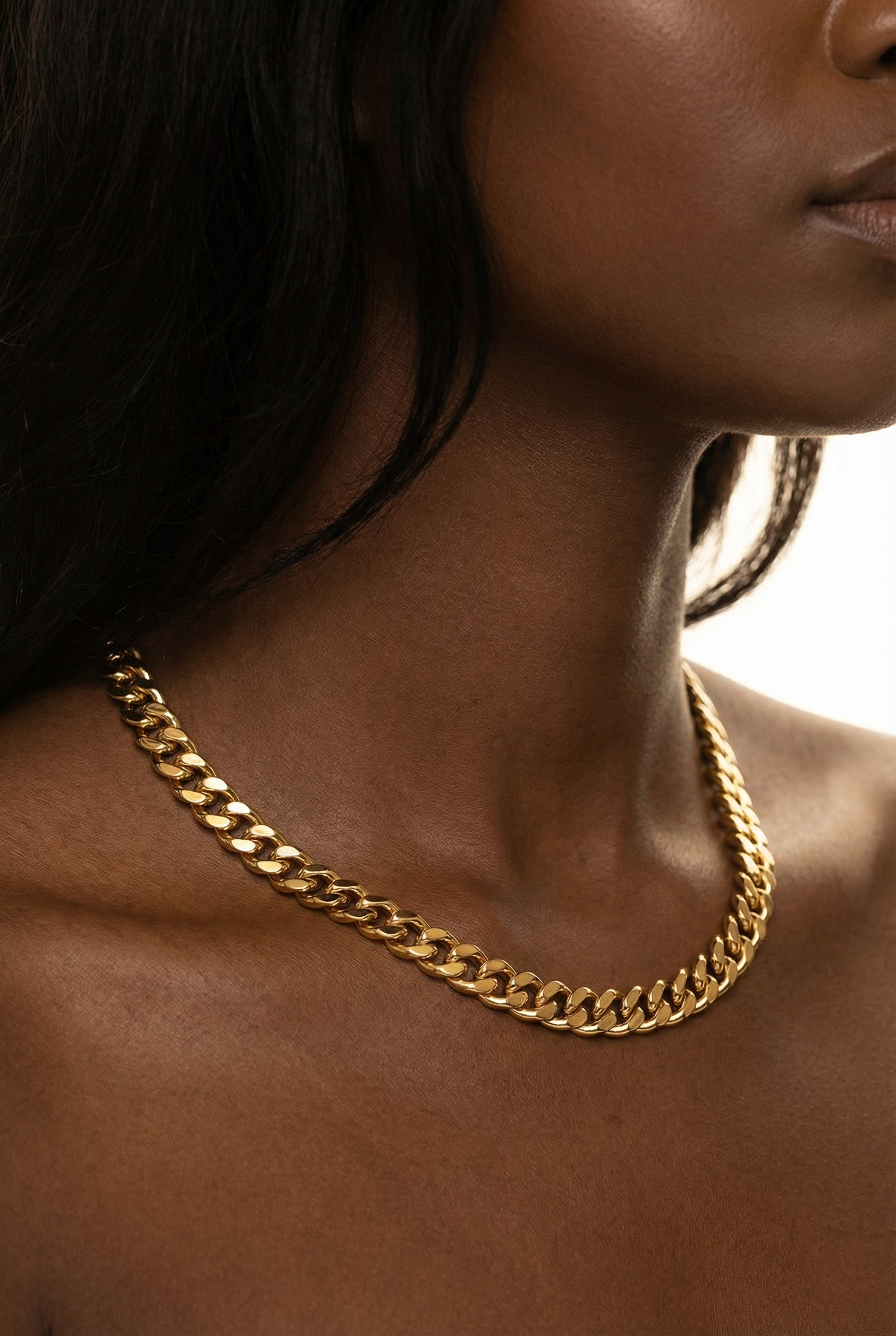 Gold Cuban Chain Necklace