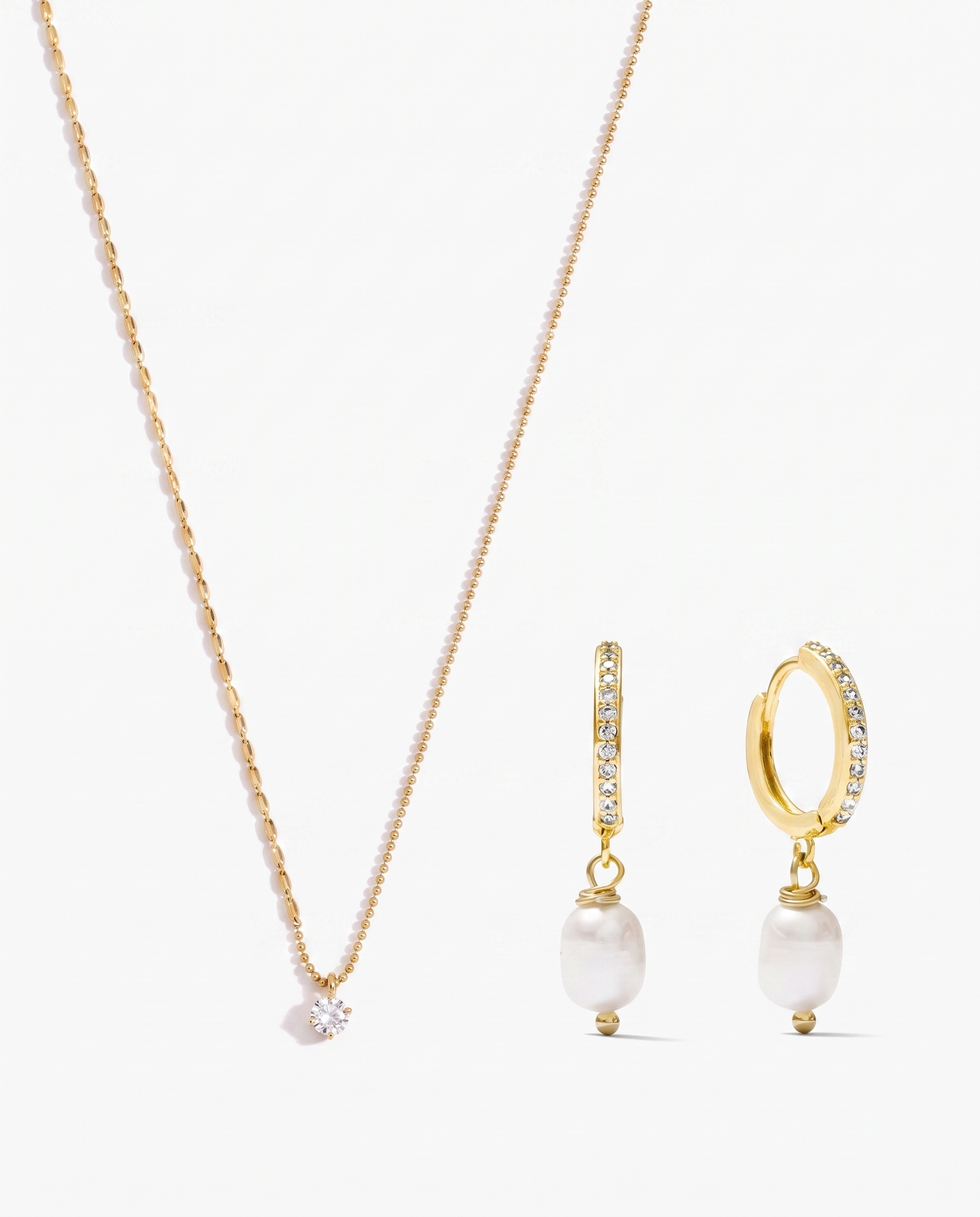 Heidi Necklace + Layla Earrings Set — Joey Baby jewelry set