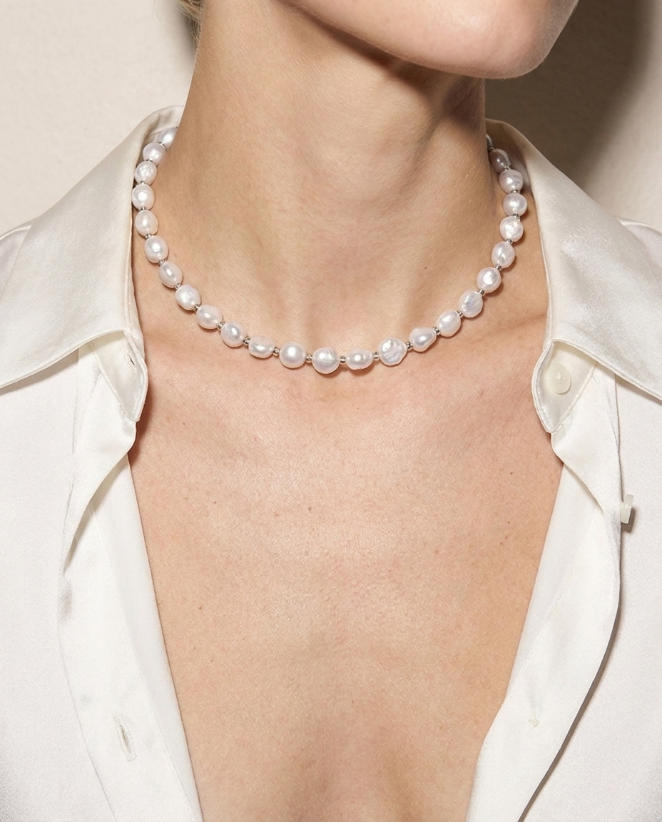 Jean Silver Necklace