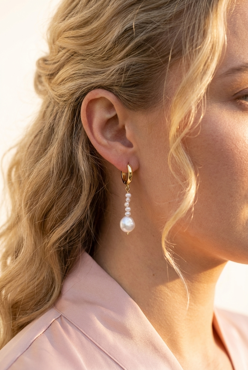 Kylie Pearl Earrings