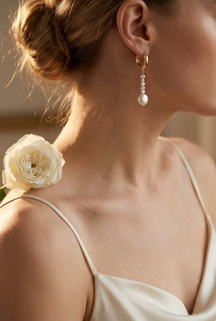 Kylie Pearl Earrings