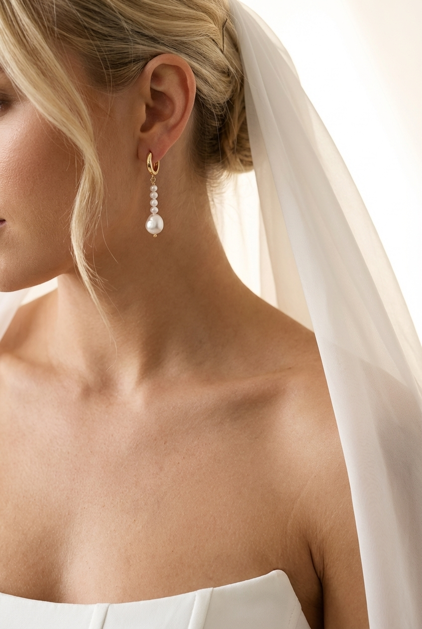 Kylie Pearl Earrings